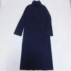 美品　セオリーリュクス　ハイネックニットワンピース　ウール100%　2022AW
