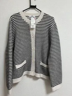 ユニクロ　レディース　ニットショートジャケット　　X L
