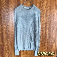 UNIQLO ユニクロ　カシミヤ混　ニット生地　セーター