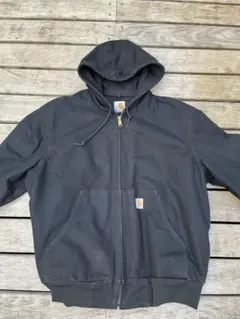 USA製　Carhartt アクティブジャケット ブラック L サーマル