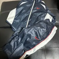 Nike ジャージセット ネイビー/ホワイト/レッド　中綿　あったか上下