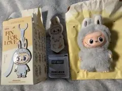 ラブブ イニシャル ぬいぐるみ