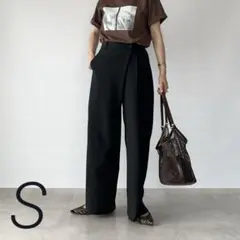 【GU】新品未使用タグ付き‼︎ ラップスラックスZ+E 黒　S