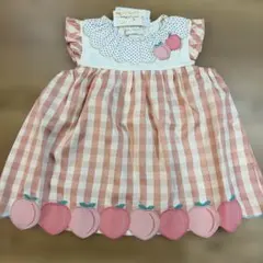 【新品】baby cheer ももチュニック 90cm ピーチ