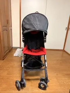 Aprica ベビーカー ブラック×レッド
