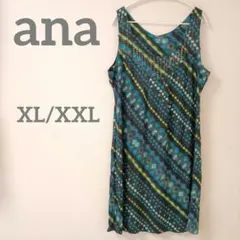 １点物 XL / XXL ワンピース ana ノースリーブワンピース マタニティ