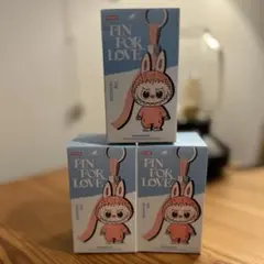 popmart pin for love n-z イニシャル ラブブ 3個