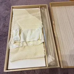 アイボリー 絹 帯揚げ帯締めセット