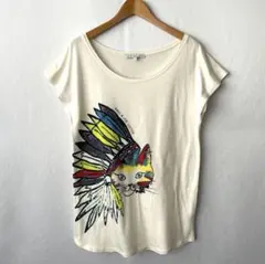 ★ PAUL＆JOE ポール&ジョー Tシャツ 猫 フレンチスリーブ★のサムネイル