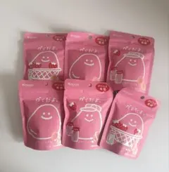 Kasugai グミだよ。 いちごミルク味 6袋セットのサムネイル