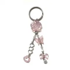 ハンドメイド キーホルダー ウィッシュコア ハート y2k コレクトブック 平成