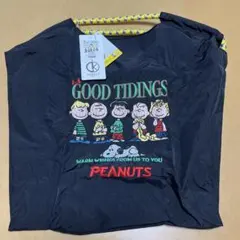 D.KELLY PEANUTS トートバッグ スヌーピー 刺繍 新品　ブラック