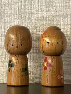 武田まさし　創作こけし　菊わらべ　ペア 2026年最新】武田まさし こけしの人気アイテム - メルカリ