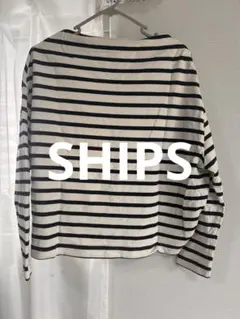 SHIPS ボーダー長袖Tシャツ フリーサイズのサムネイル