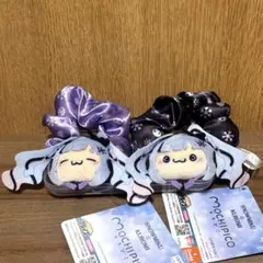 雪ミク×クロミ もちぴこぴょこきゅんシュシュ 雪ミク 2種セット