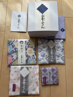 【新品・未使用】白雪ふきん 薬師寺コラボ ふきん3枚　はんかち1枚　限定セット