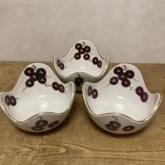 有田焼　庄村　変形小鉢　花柄　食器セット