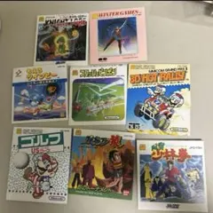 ファミコンディスクのジャケット8枚