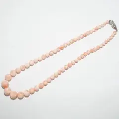 Silver刻印 珊瑚カラーネックレス レディースアクセサリー - メルカリ