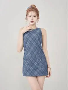 デニムワンピース ミニワンピース