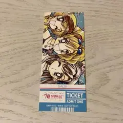 りぼん展　購入特典（ランダム） チケット風カード　『GALS!』／藤井みほな