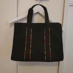 Paul Smith トートバッグ ブラック マルチストライプのサムネイル