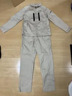 XEBEC ベージュ ジャケット・パンツセット LL