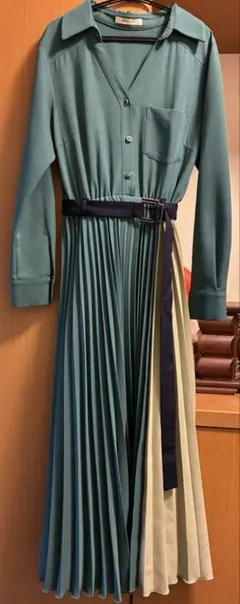 【お値下げ中】REDYAZEL シャツワンピース グリーン