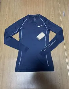 新品ナイキプロ　NIKE コンプレッションインナー　ネイビー　メンズ　S