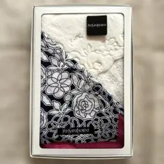 Yves Saint Laurent 花柄大判ハンカチ タオルハンカチ2枚セットのサムネイル