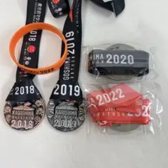 鹿児島マラソン　メダルセットのサムネイル
