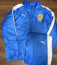 Puma 大津サッカーピステ・ウィンドブレーカー 青　上下