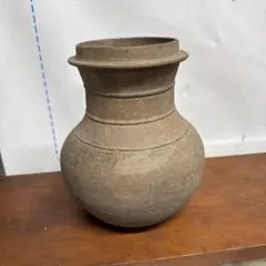 須恵器 台付長頸壺 新羅 印花文土器 32cm yy182 - メルカリ