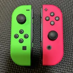 Nintendo Switch ジョイコン ネオングリーン ネオンピンク