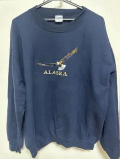 GILDAN スウェット ALASKA 刺繍 L ヴィンテージ　トレーナー