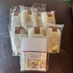 DAISO 羊毛フェルト ホワイト 7点＋スターターセット