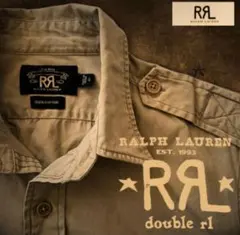 RRL(ダブルアールエル)ヴィンテージ ミリタリーシャツ ベージュ