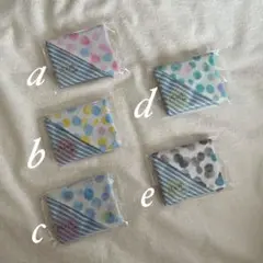 1648・ハンドメイド♡ダブルガーゼミニハンカチ 五枚セット