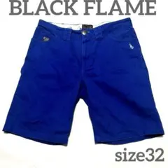 BLACK FLAME マリア 刺繍 デザイン ハーフパンツ ショートパンツのサムネイル