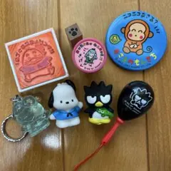サンリオ　激レアグッズ　昭和レトロ　バツ丸　ポチャッコ　おさるのもんきち