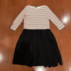 美品❤️プチバトー❤️レディースドッキングワンピースXXSサイズ