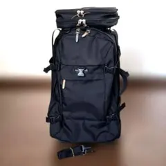 モンベル 3ウェイキャリーボストンバッグリュック ウエストポーチ 出張旅行 黒