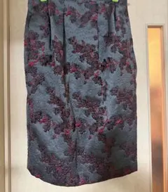 DRIES VAN NOTEN 15-16AW 刺繍ジャカードスカート　ドリス