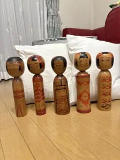 M87 創作こけし　高見沢かずを　宮下はじめ　宮島無筆　岡本卯三郎　又五郎 M87 創作こけし 高見沢かずを 宮下はじめ 宮島無筆 岡本卯三郎 又五郎