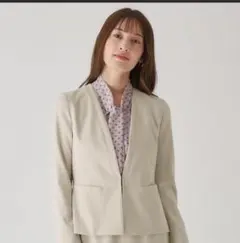 クードシャンス　ベージュ パンツスーツ 38