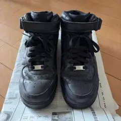 NIKE AIR FORCE 1 MID ブラック スニーカー