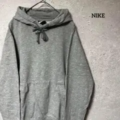 NIKE ナイキ 希少 パーカー 総柄 刺繍ロゴ 染み込み プルオーバー S