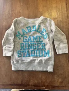 DENIM DUNGAREE グレー スウェットシャツ XX-SMALL