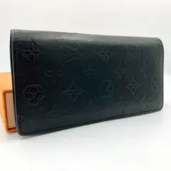 ★美品★ ルイヴィトン モノグラム シャドウ ポルトフォイユ ブラザ 長財布
