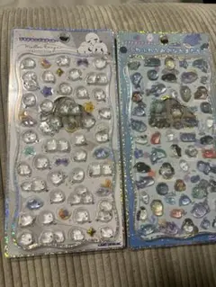 プチドロップステッカー　シマエナガ　うみのなかま